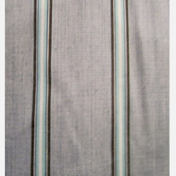 NWT $89 P10 PENDLETON blue turquoise navy COTTON+SILK button down TUNIC shirt - Picture 2 of 9